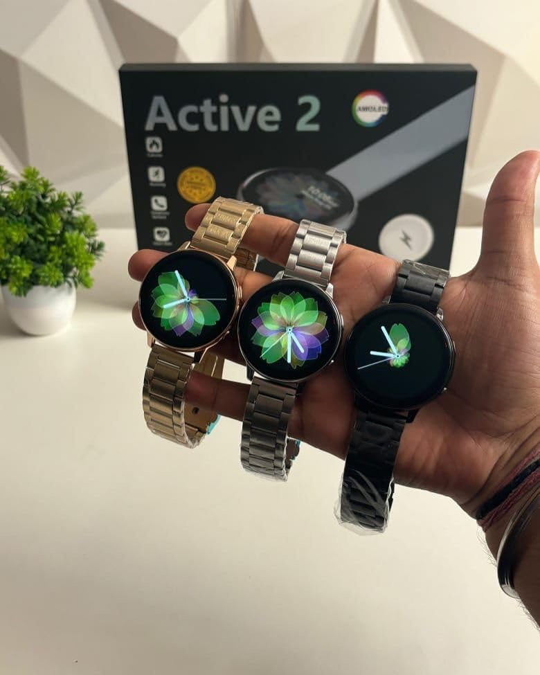 Active 2 Combo 7-in-1 Smart Watch (Premium Quality) – Featuring Stunning AMOLED Display🔥