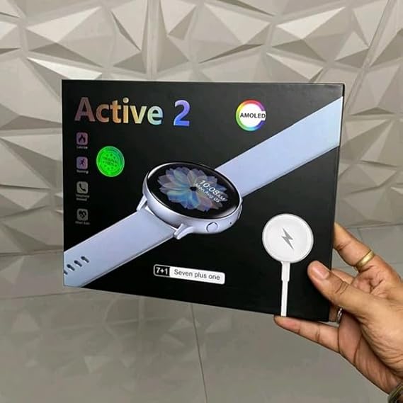 Active 2 Combo 7-in-1 Smart Watch (Premium Quality) – Featuring Stunning AMOLED Display🔥