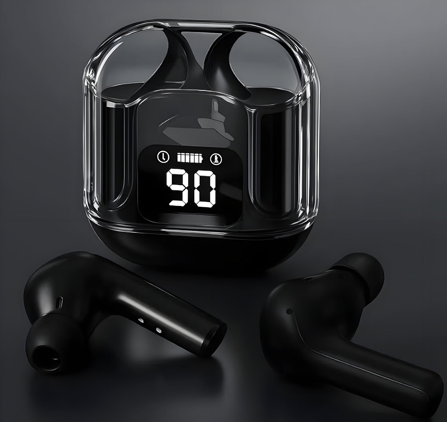 UltraPods Max – Premium Sound, Powerful Bass, and Smart LED Display.